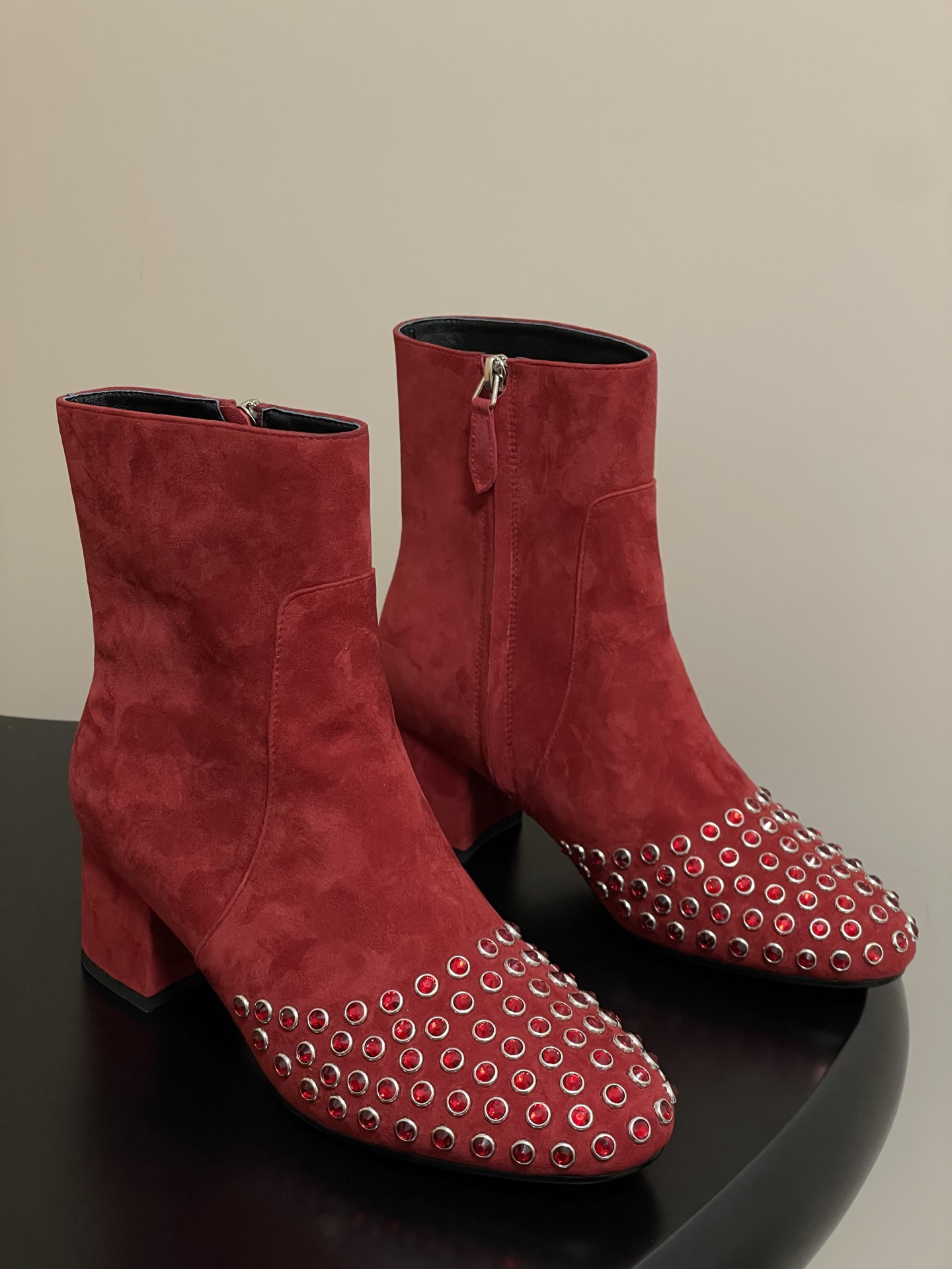 ua a1a1a crystal d1am0nd boots 5.5cm heel(cusT0mized size 7-10 days production time)