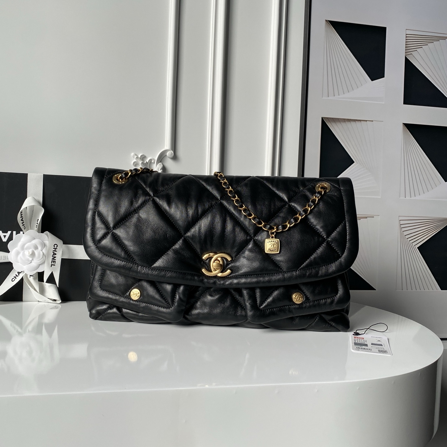 Ch**el Shopping Bag 26.5x45x9.5cm