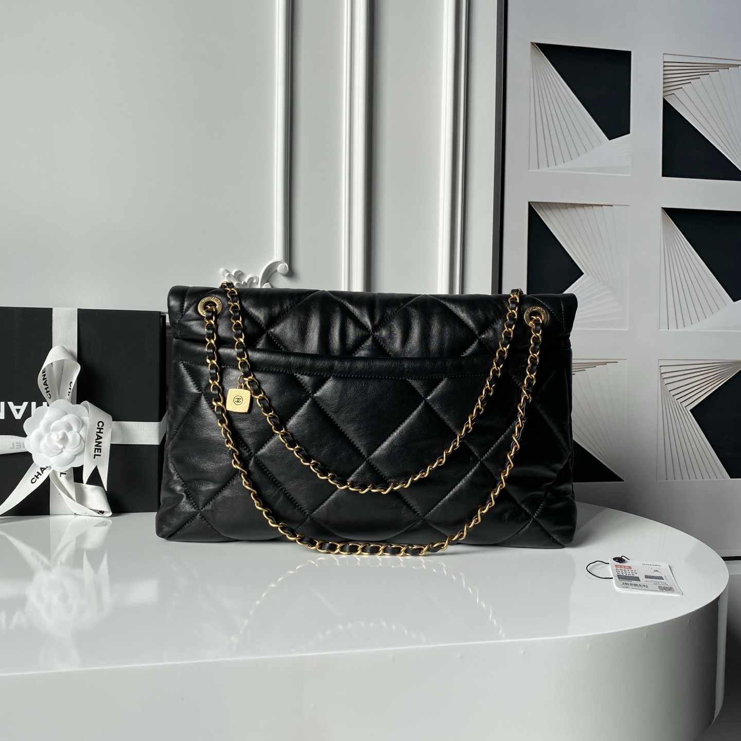 Ch**el Shopping Bag 26.5x45x9.5cm