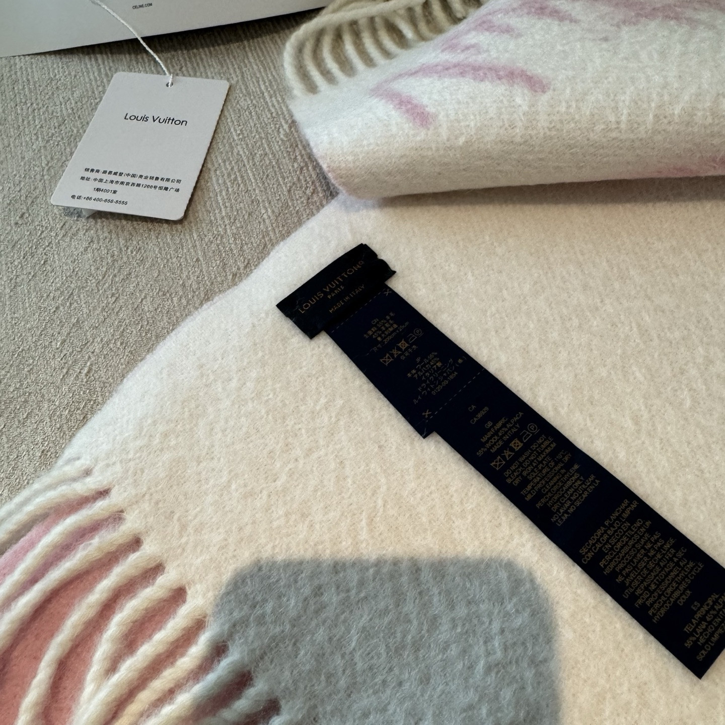 l0vis Vvtt0n scarf 25x220cm