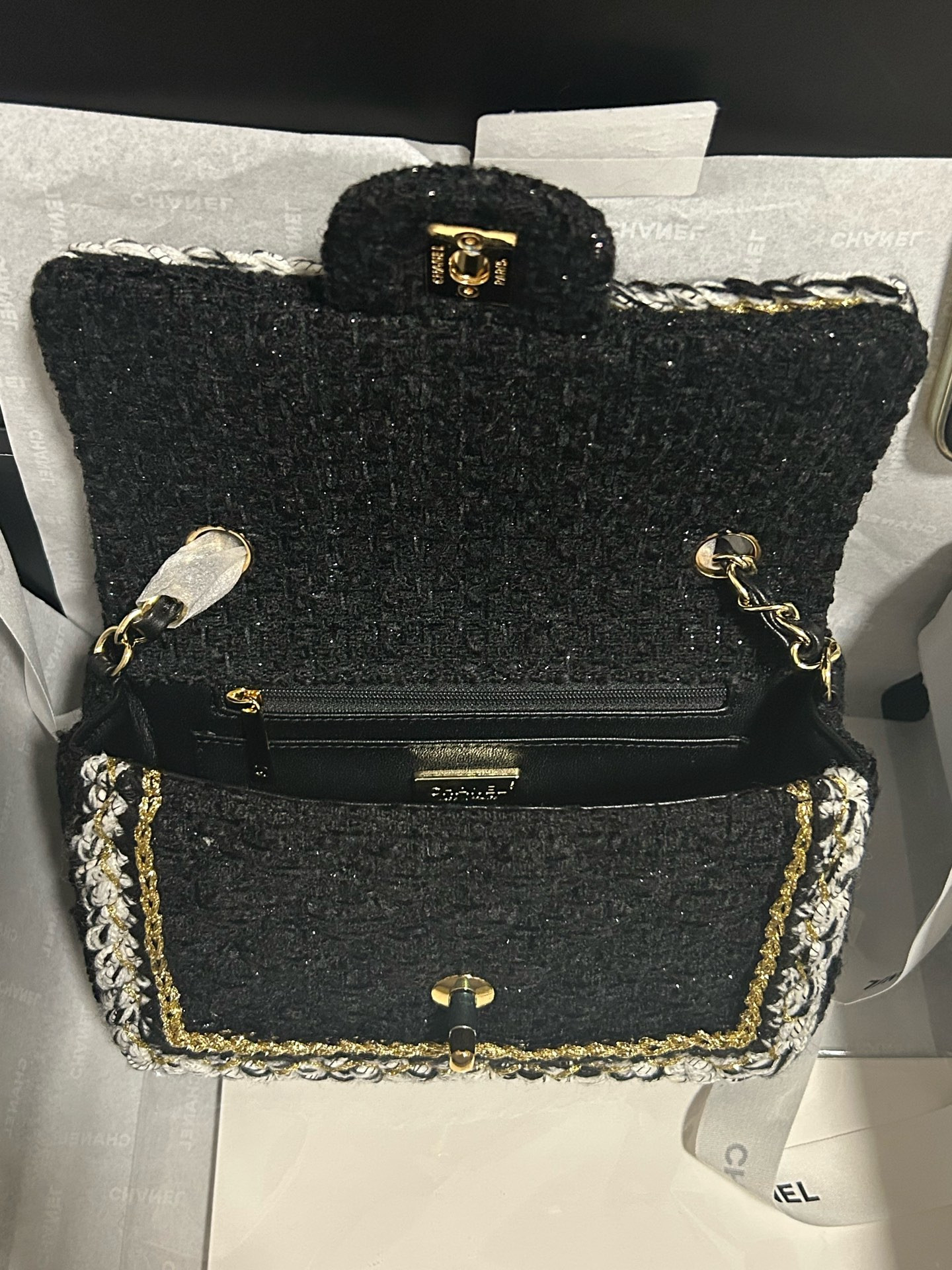 Ch**el Mini Classic Handbag 12x20x6cm