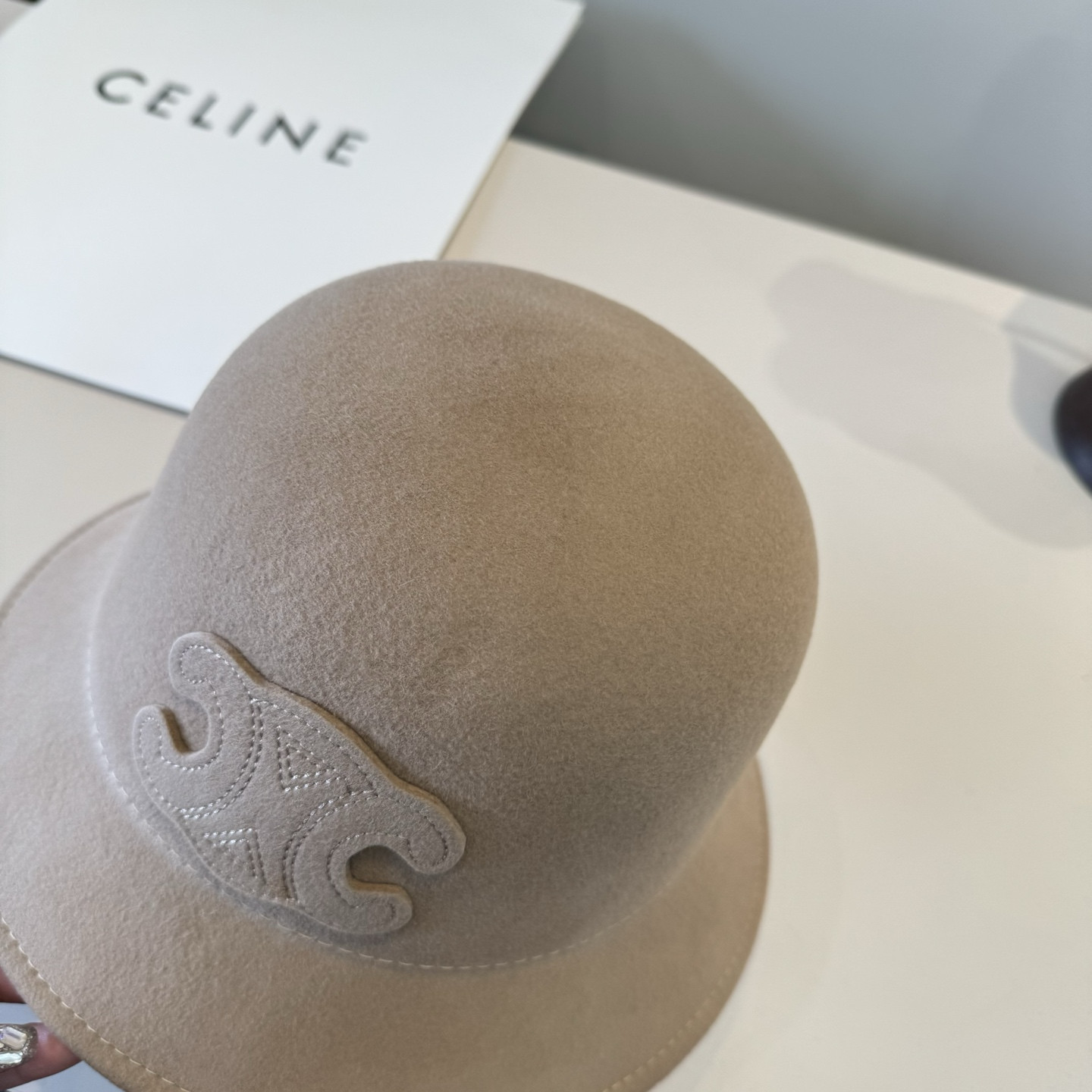 Ce1i*e wool bucket hat 57cm head circumference