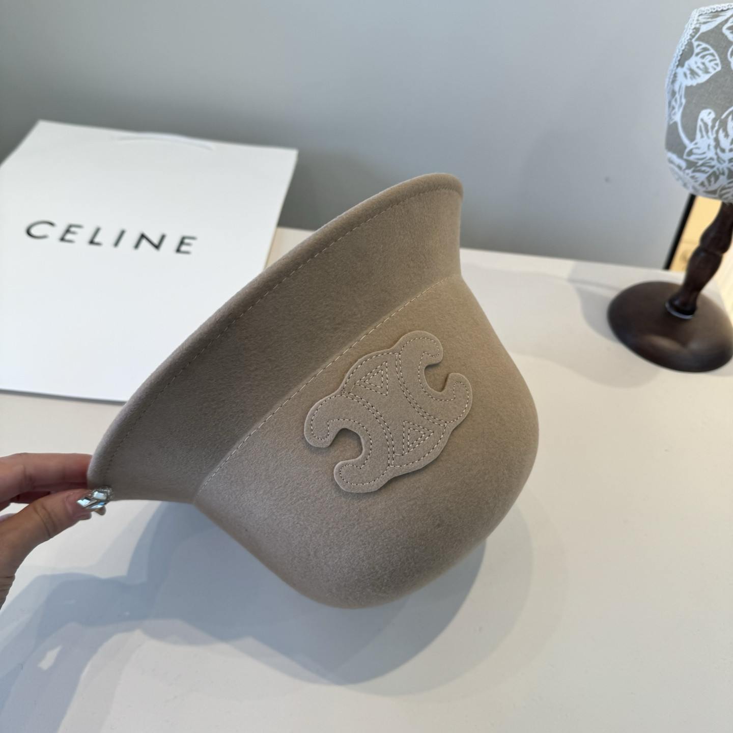 Ce1i*e wool bucket hat 57cm head circumference