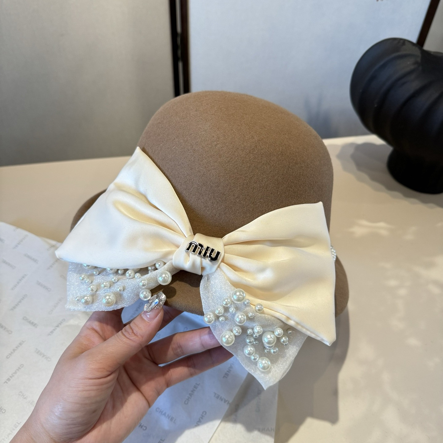 M1v M1v wool felt hat 57cm head circumference