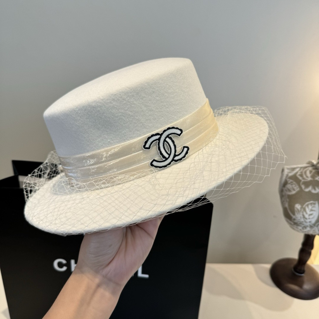 Ch**el wool felt hat 57cm head circumference