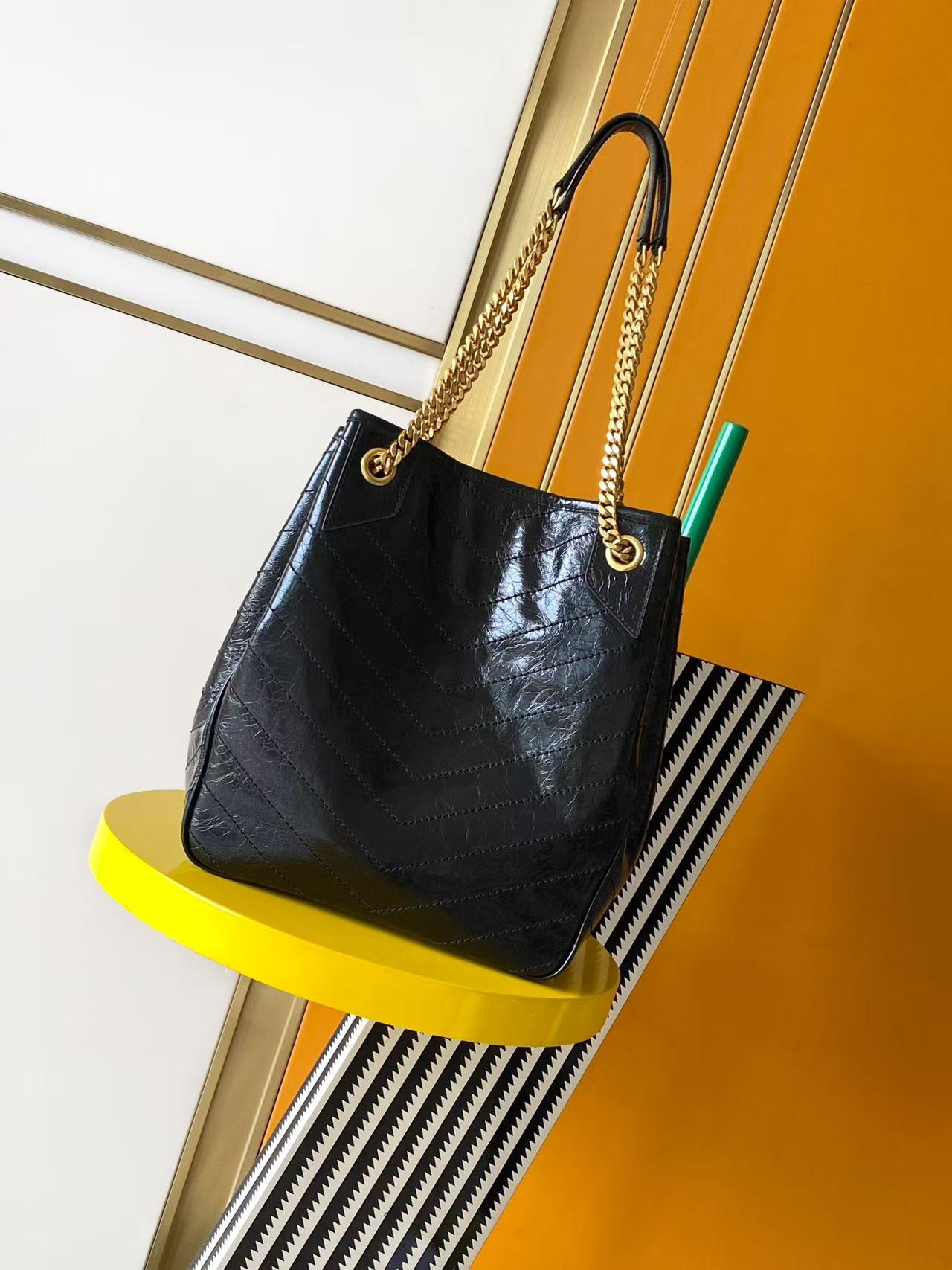 Y51 NIKI Small Shopping in Vintage Leather 25x30x8-12cm