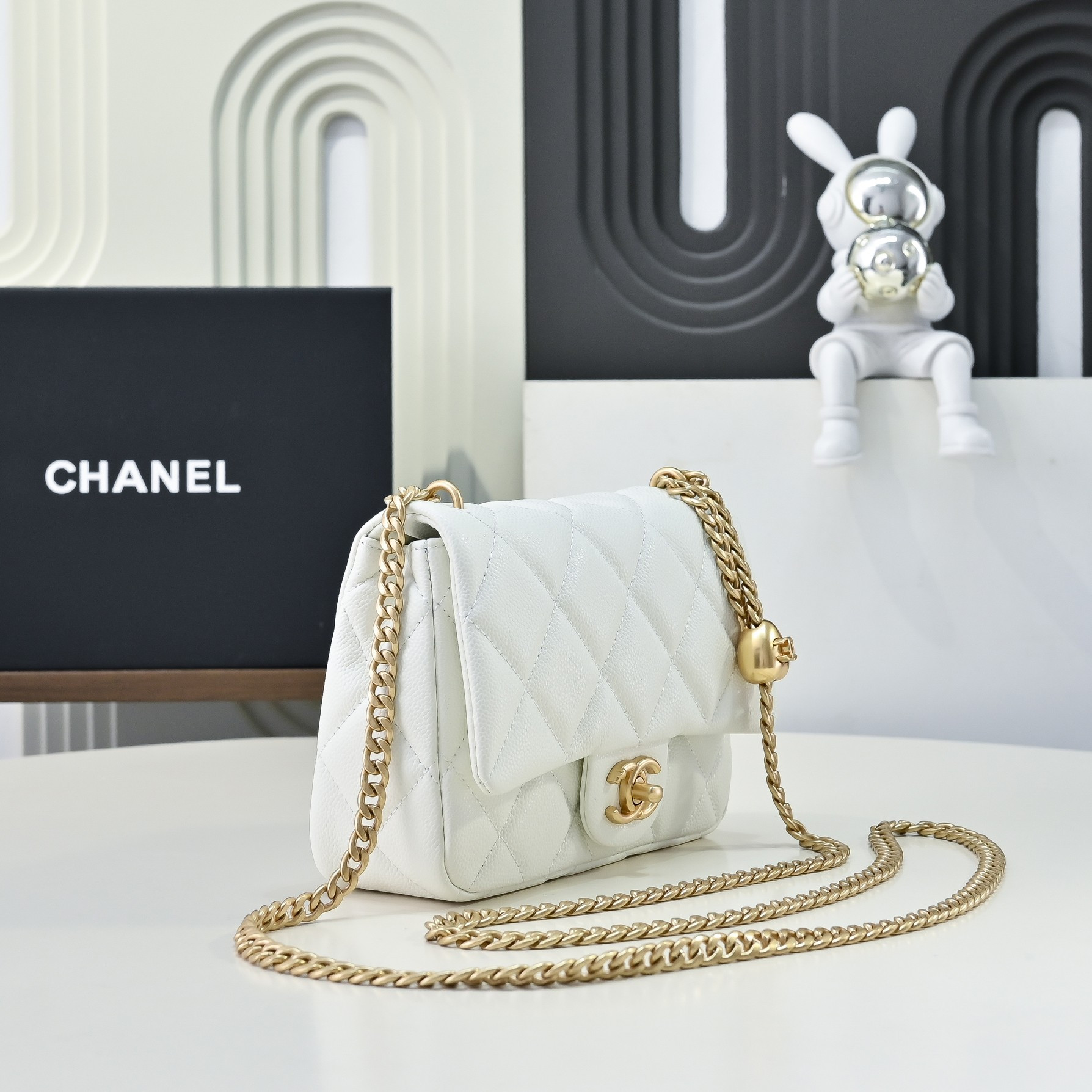 Ch**el 23p flap bag as3829 14x20x8cm