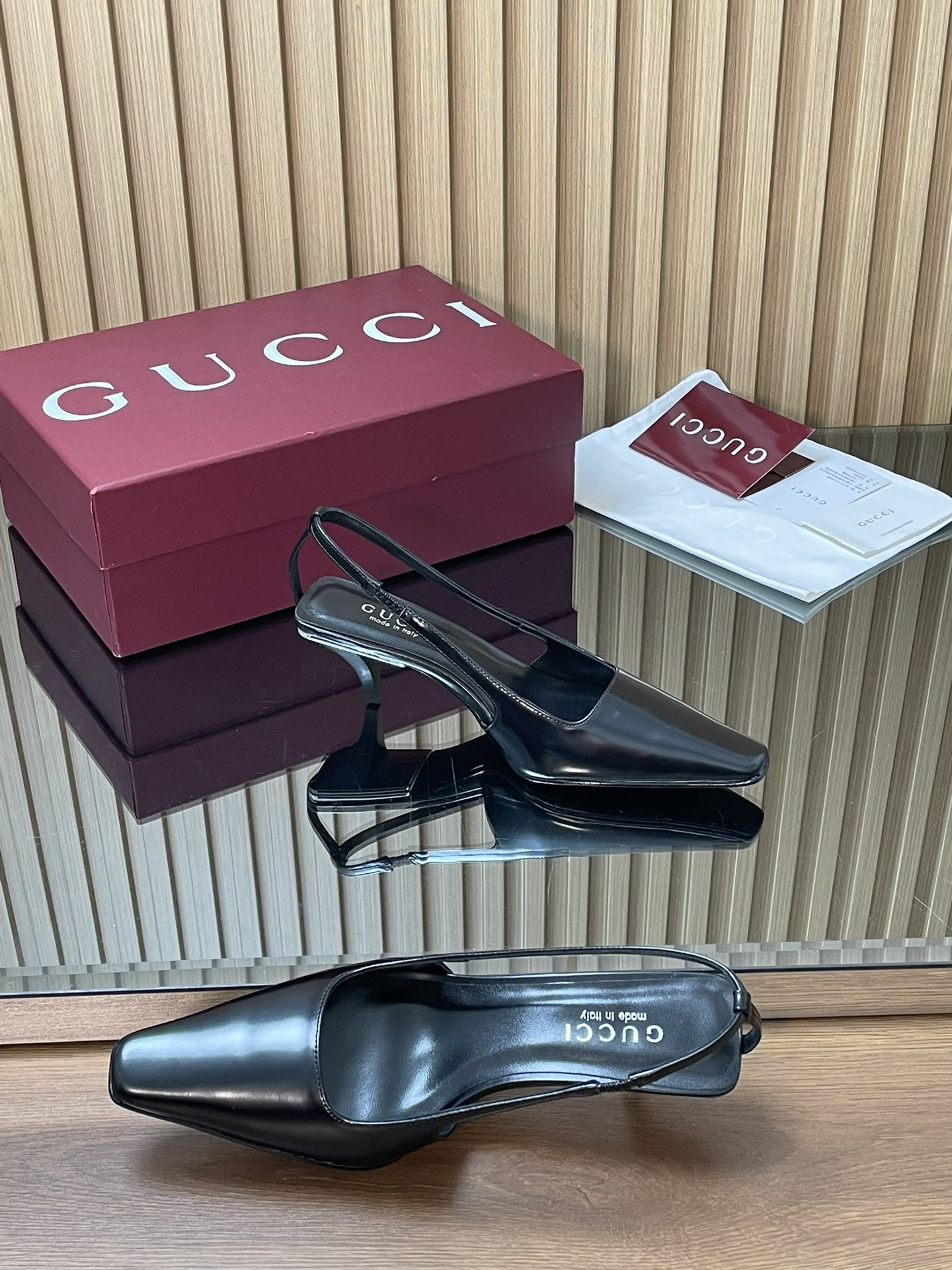 ua Gvc*1 slingback with crystal logo 5.5cm heel