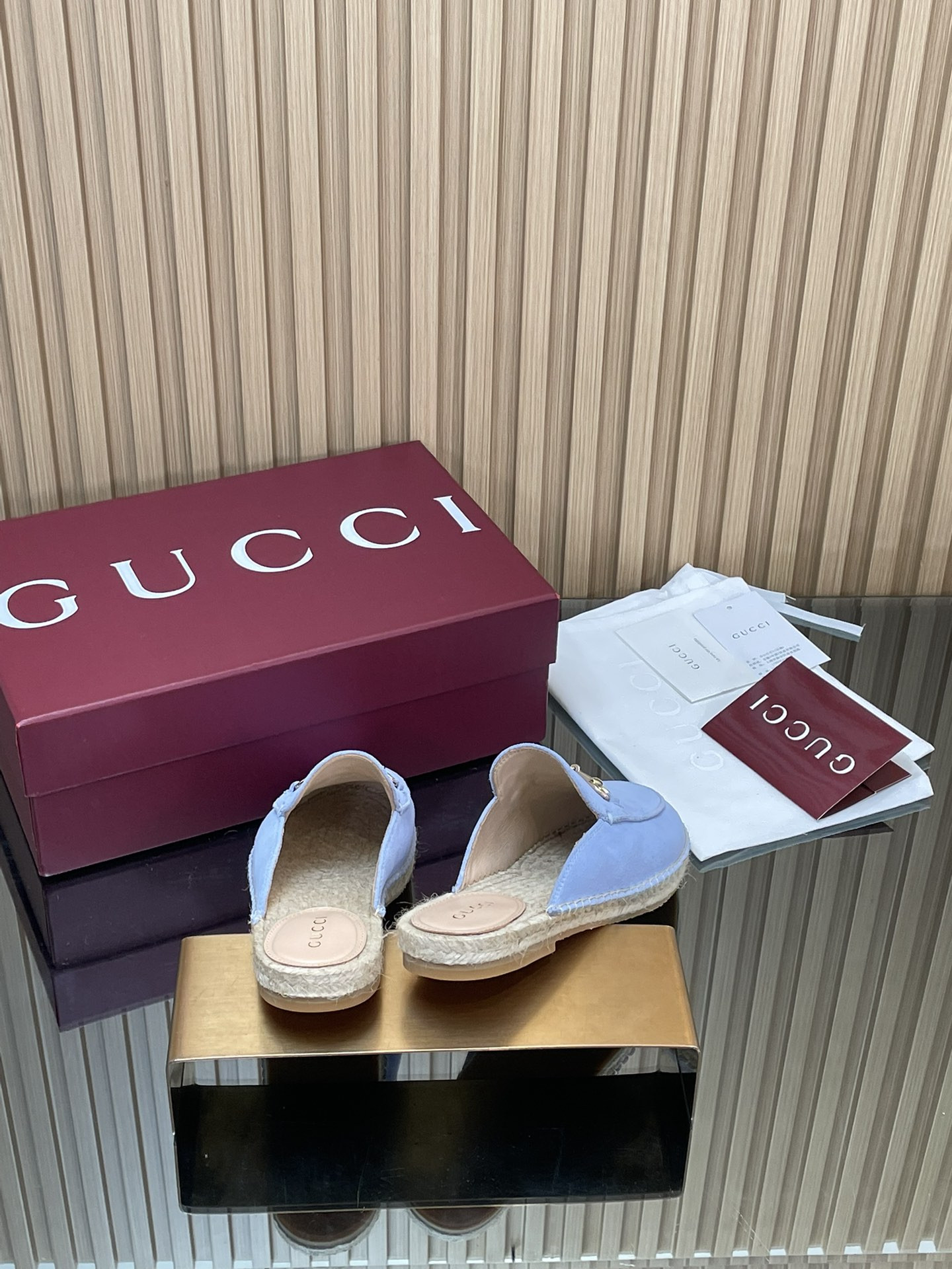ua Gvc*1 espadrille mule with horsebit