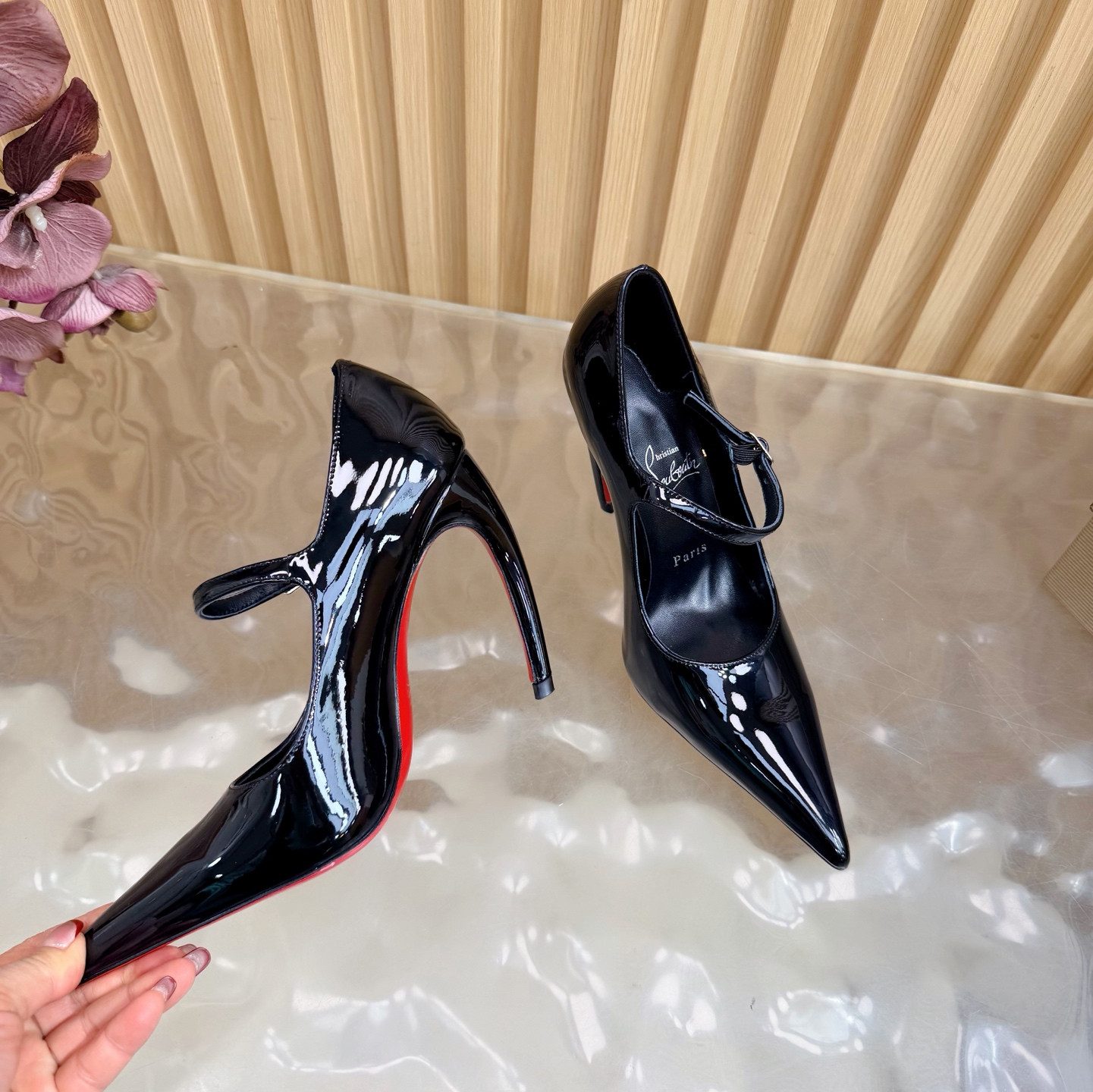 ua Chr1st1an louboutin mary jane pumps 15cm heel