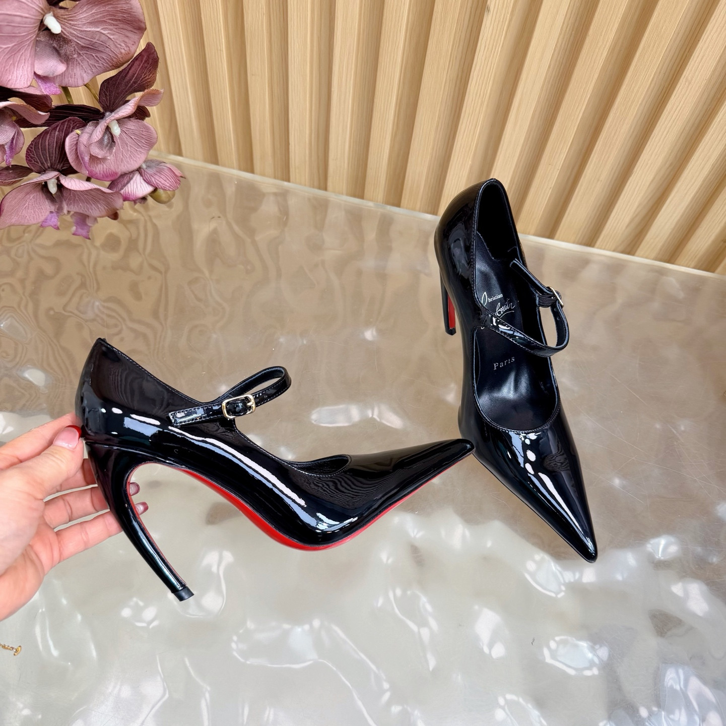 ua Chr1st1an louboutin mary jane pumps 15cm heel