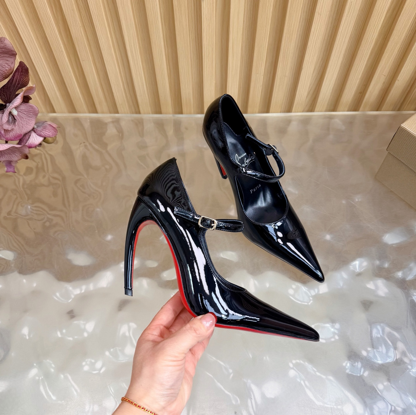 ua Chr1st1an louboutin mary jane pumps 15cm heel