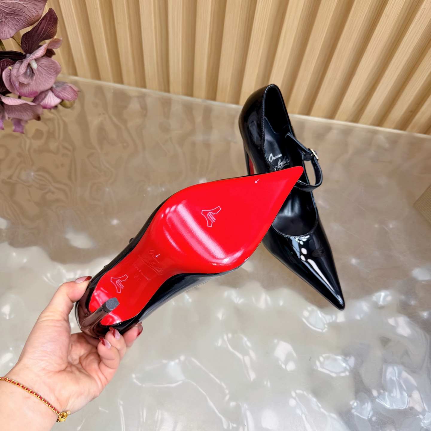 ua Chr1st1an louboutin mary jane pumps 15cm heel