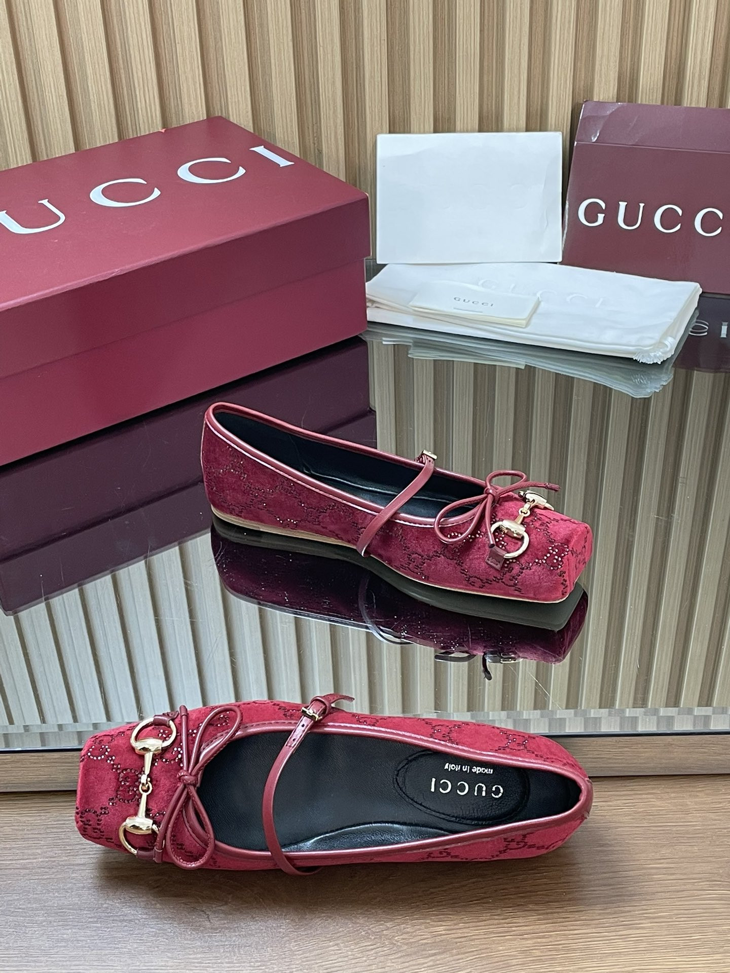 ua Gvc*1 horsebit ballet flat
