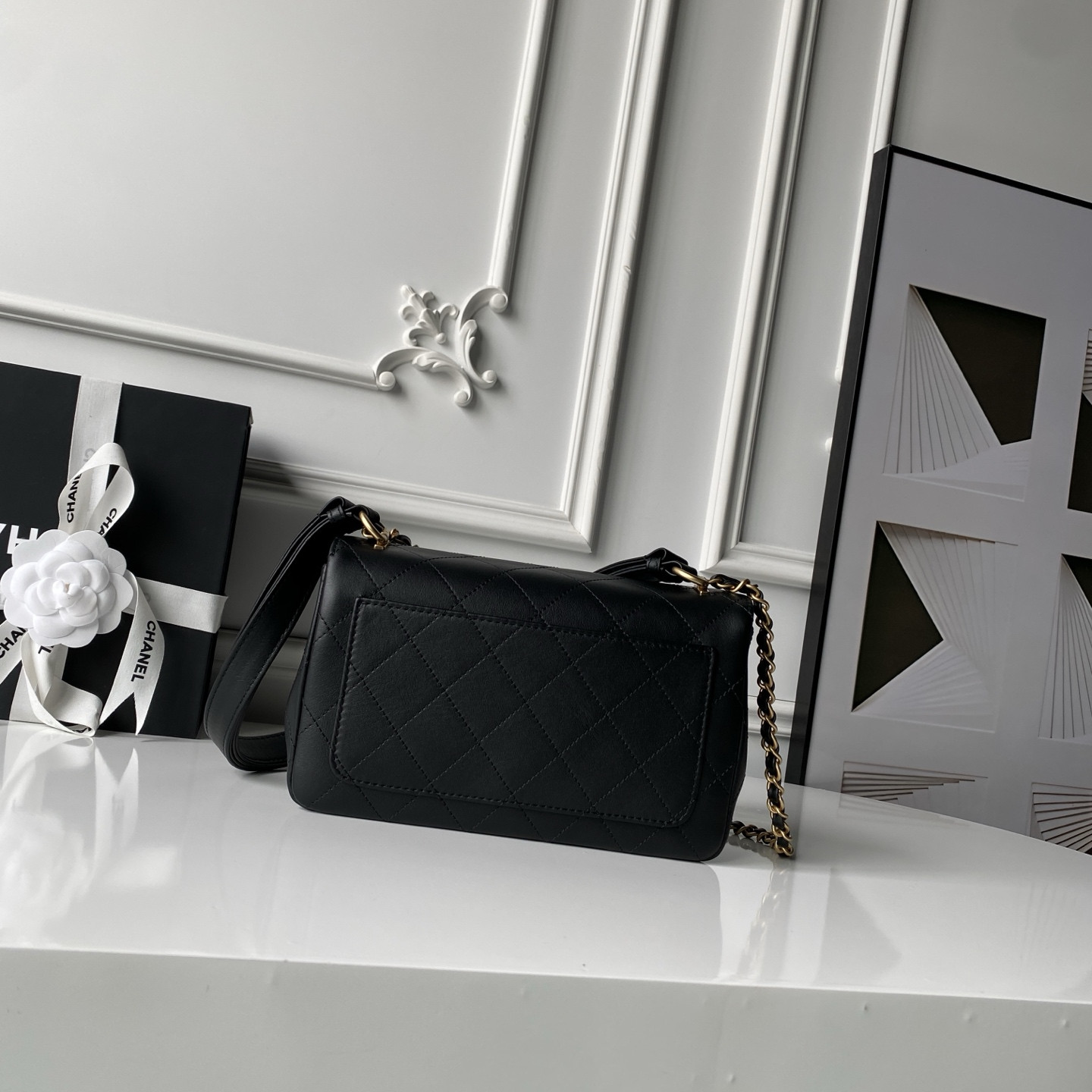 Ch**el flap bag 25x16x8cm