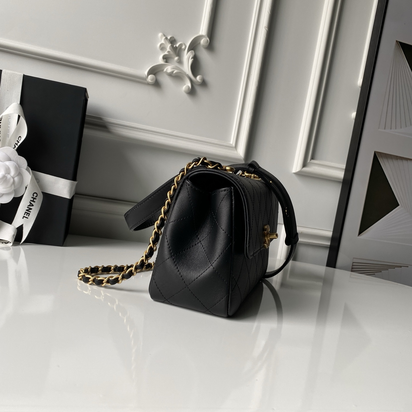 Ch**el flap bag 25x16x8cm