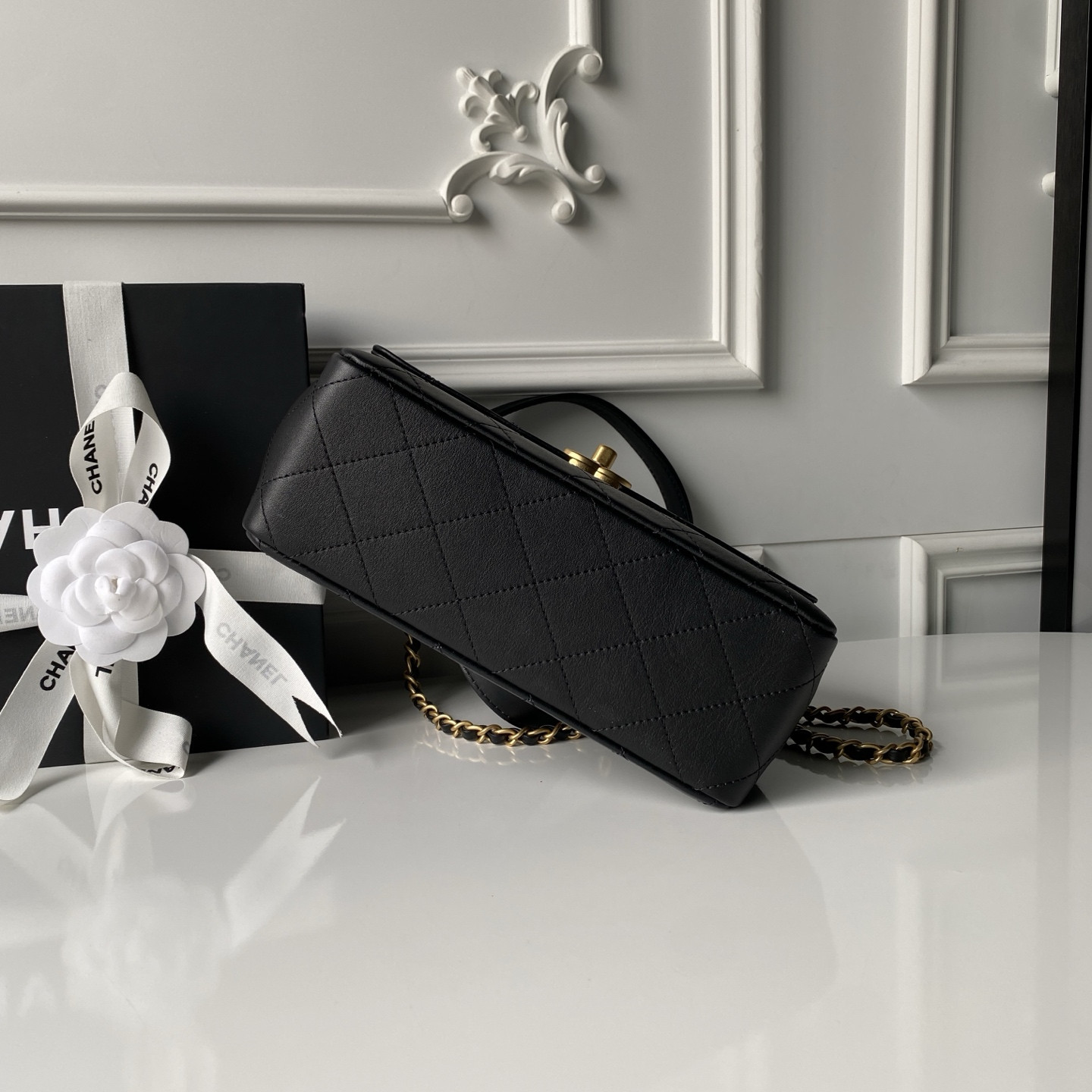 Ch**el flap bag 25x16x8cm