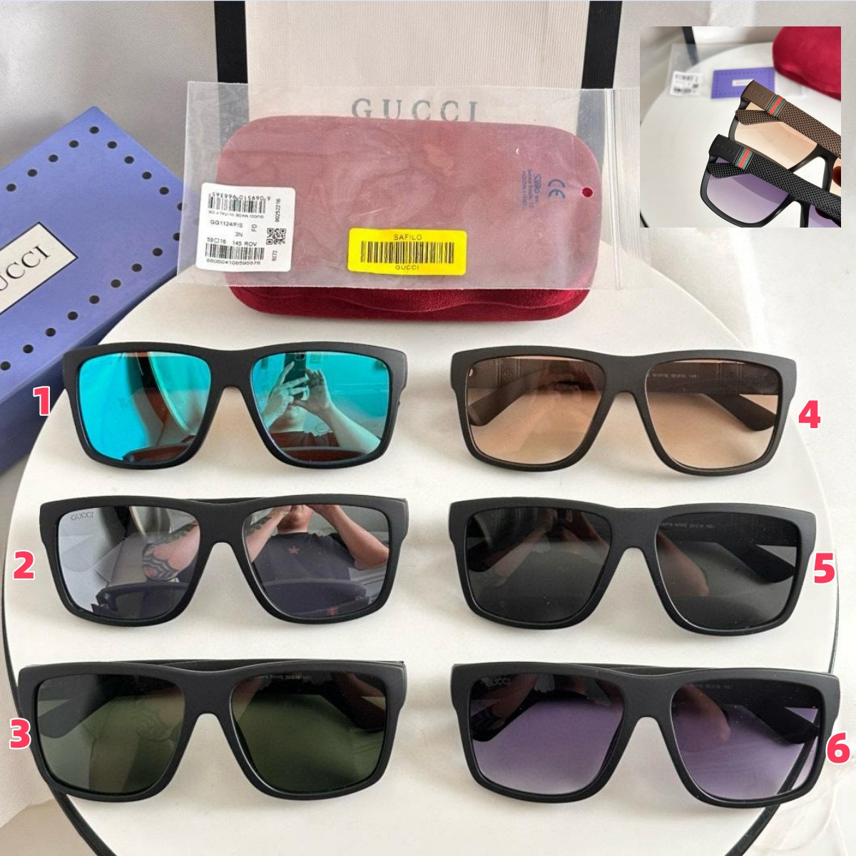 Gvc*1 glasses gg1124 59-16-145