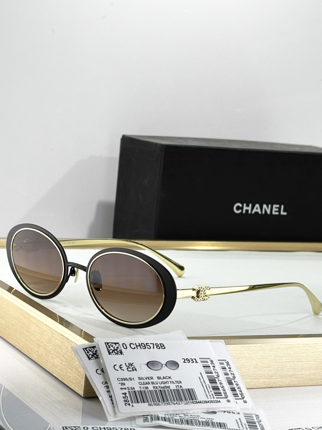 Ch**el glasses ch9578b 54-23-136