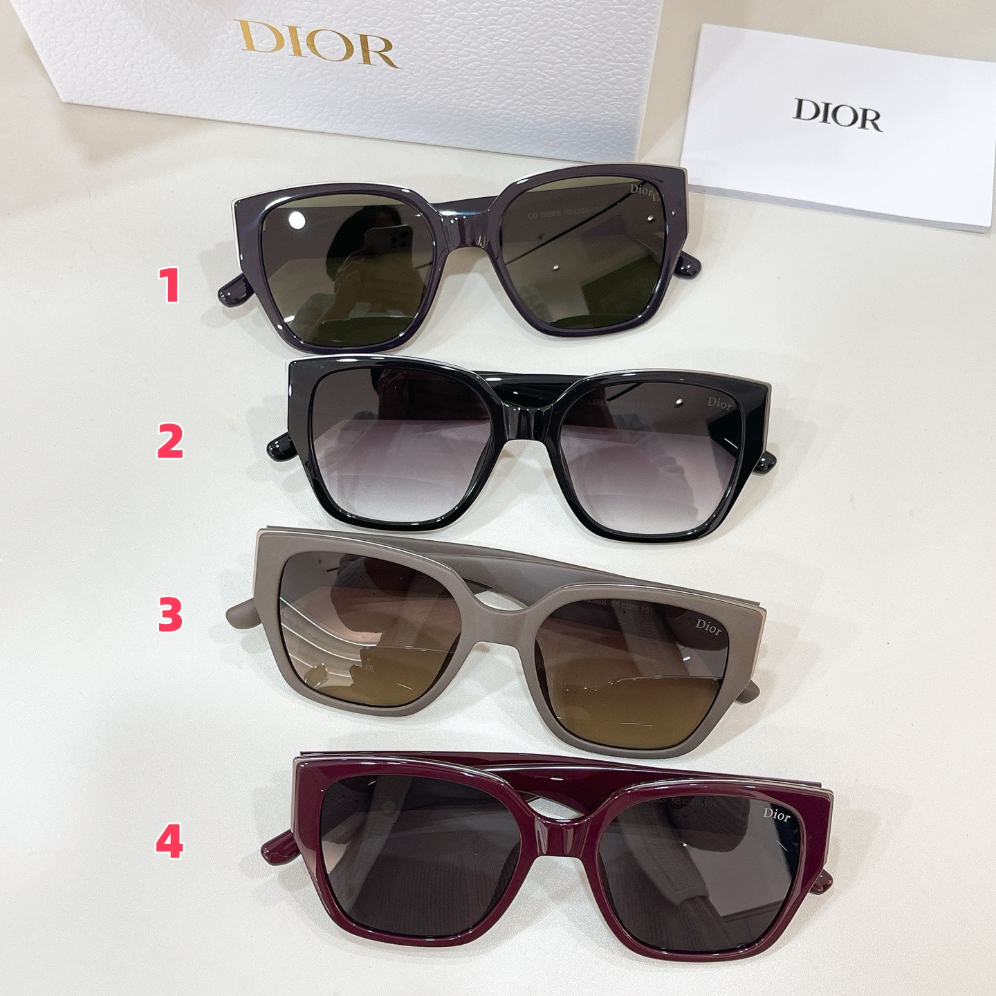 D10r glasses cd0258s 55-20-151