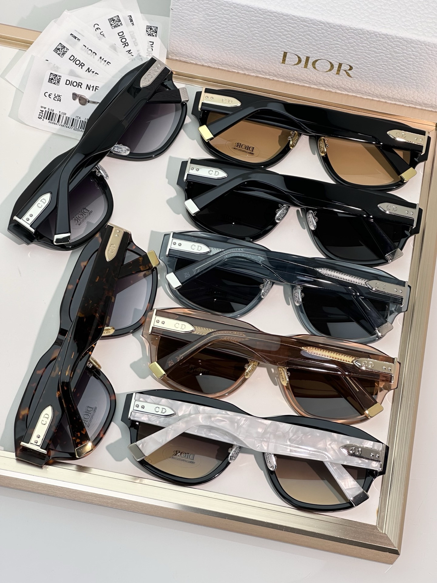 D10r glasses midnight n1f 58-19-150