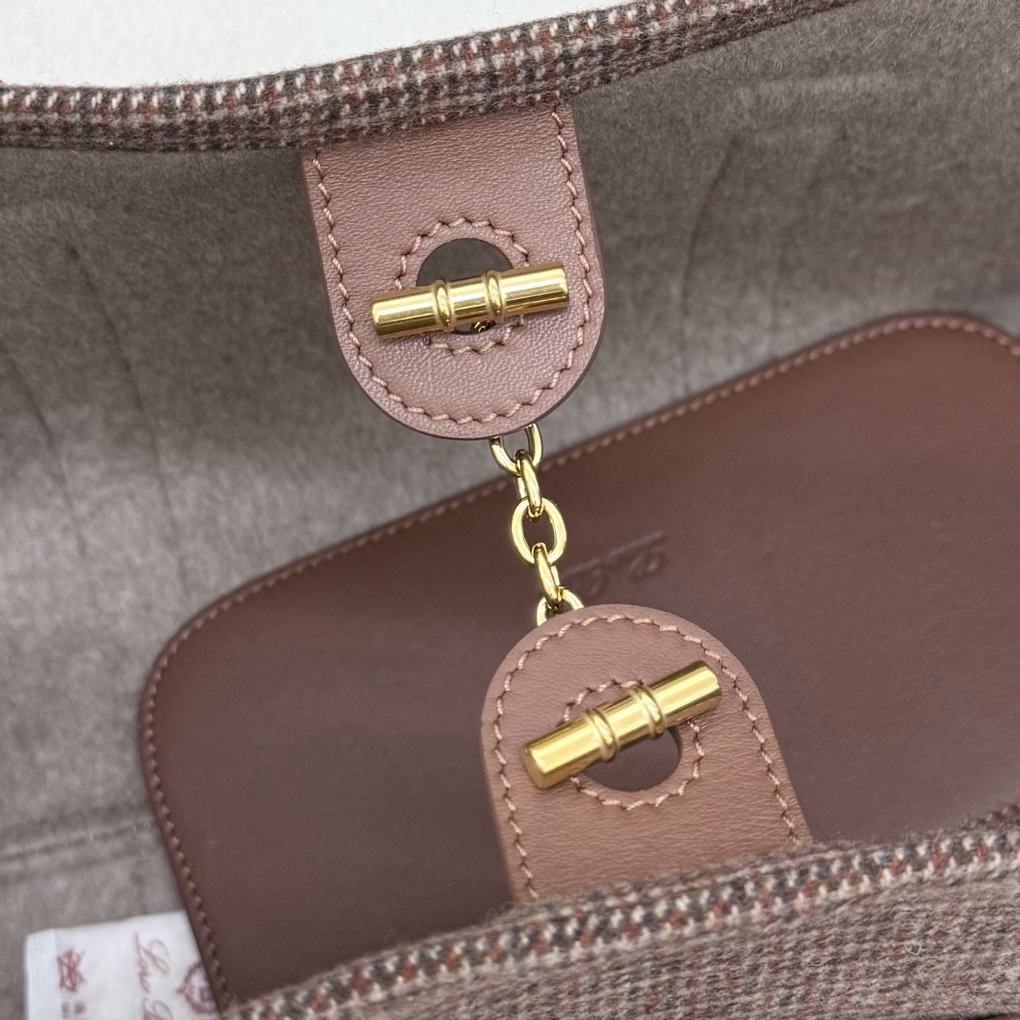 L0r0 P1ana small ghiera shopper 28x19x12cm
