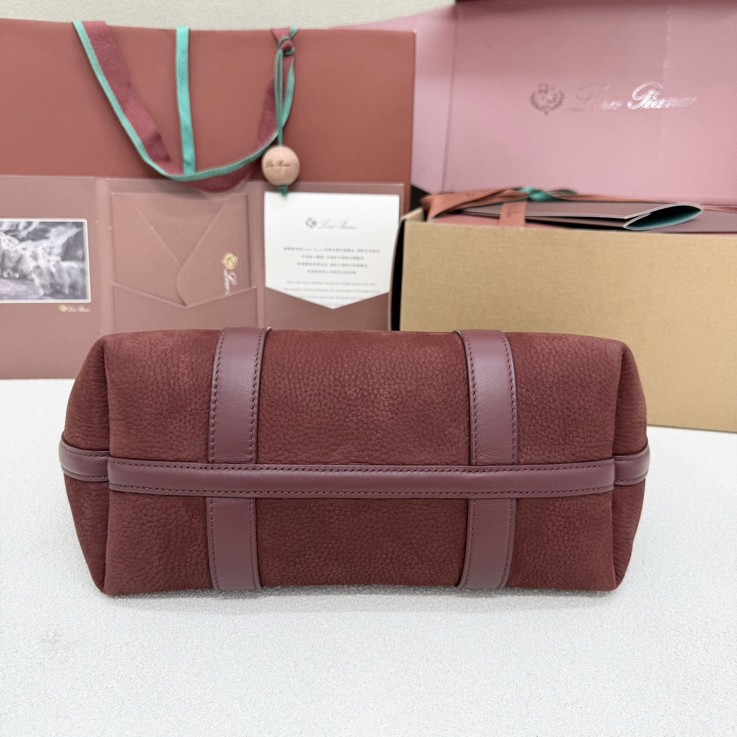 L0r0 P1ana small ghiera shopper 28x19x12cm