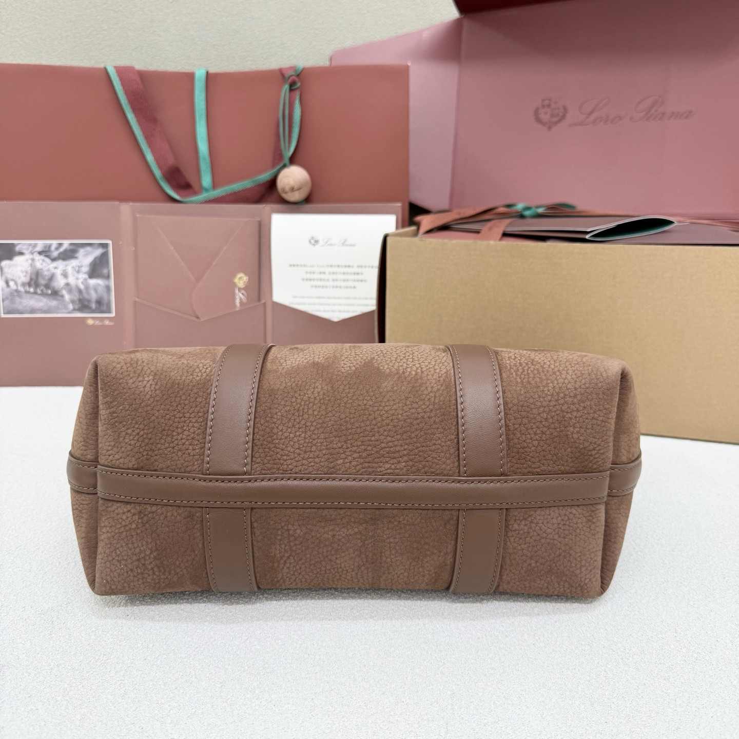 L0r0 P1ana small ghiera shopper 28x19x12cm