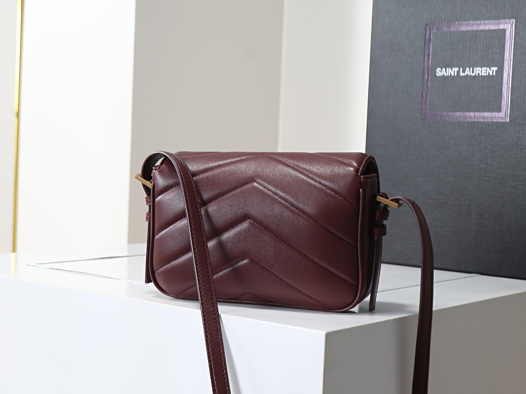 Y51 loulou toy crossbody in matelassÉ lambskin 21x14x5cm