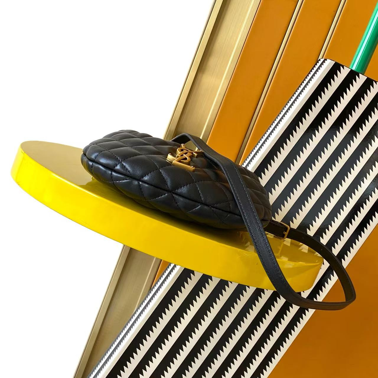 Y51 icarino mini in quilted nappa 19x12x5cm
