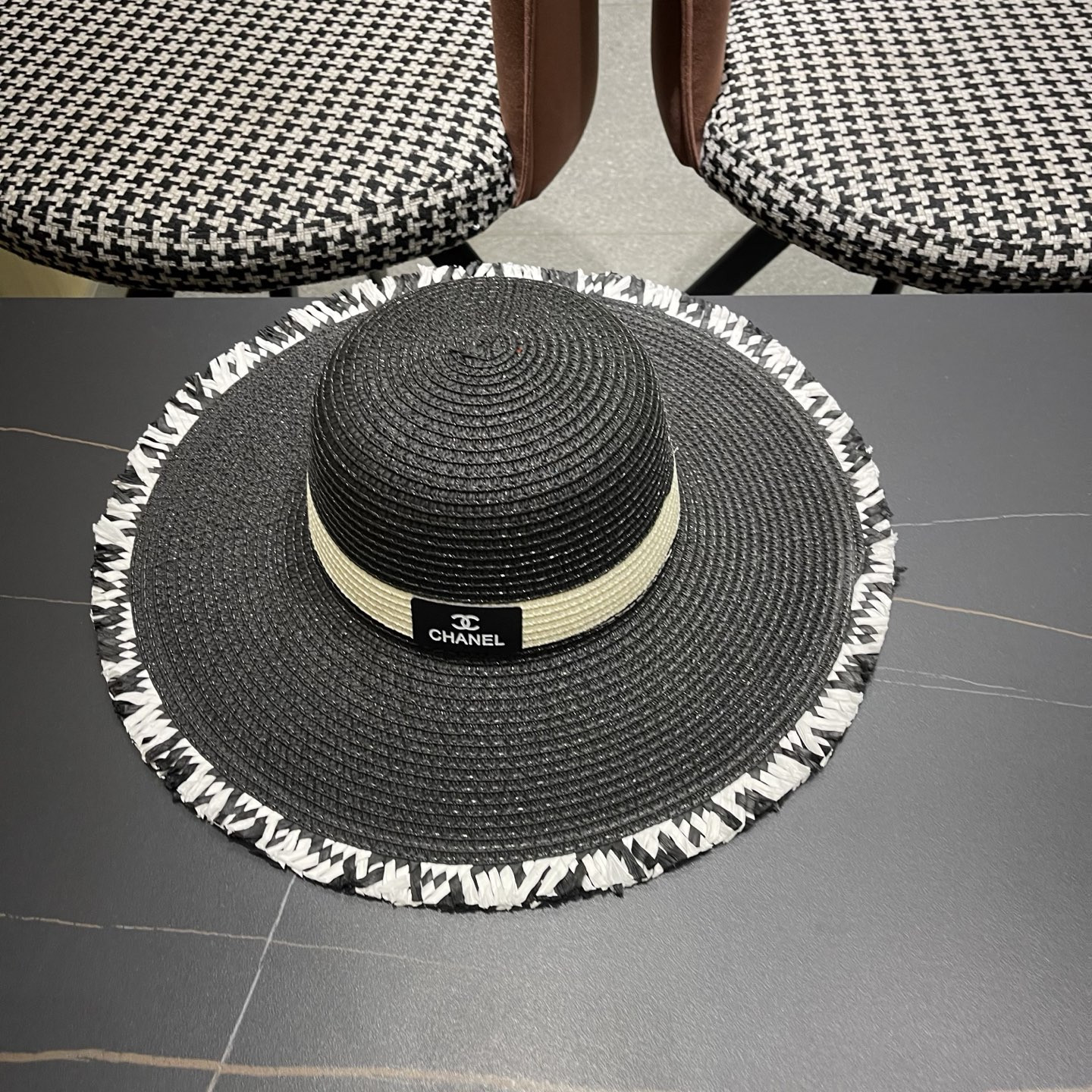 Ch**el straw hat