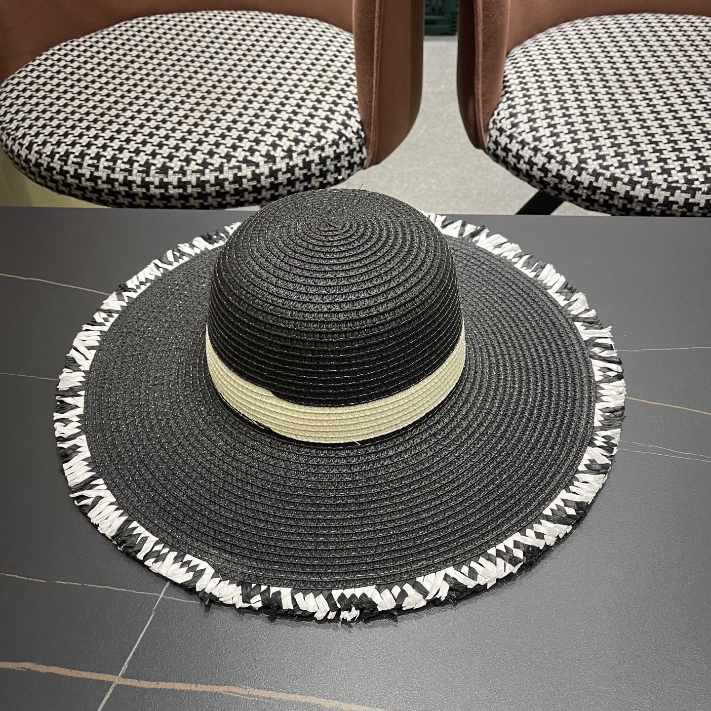Ch**el straw hat