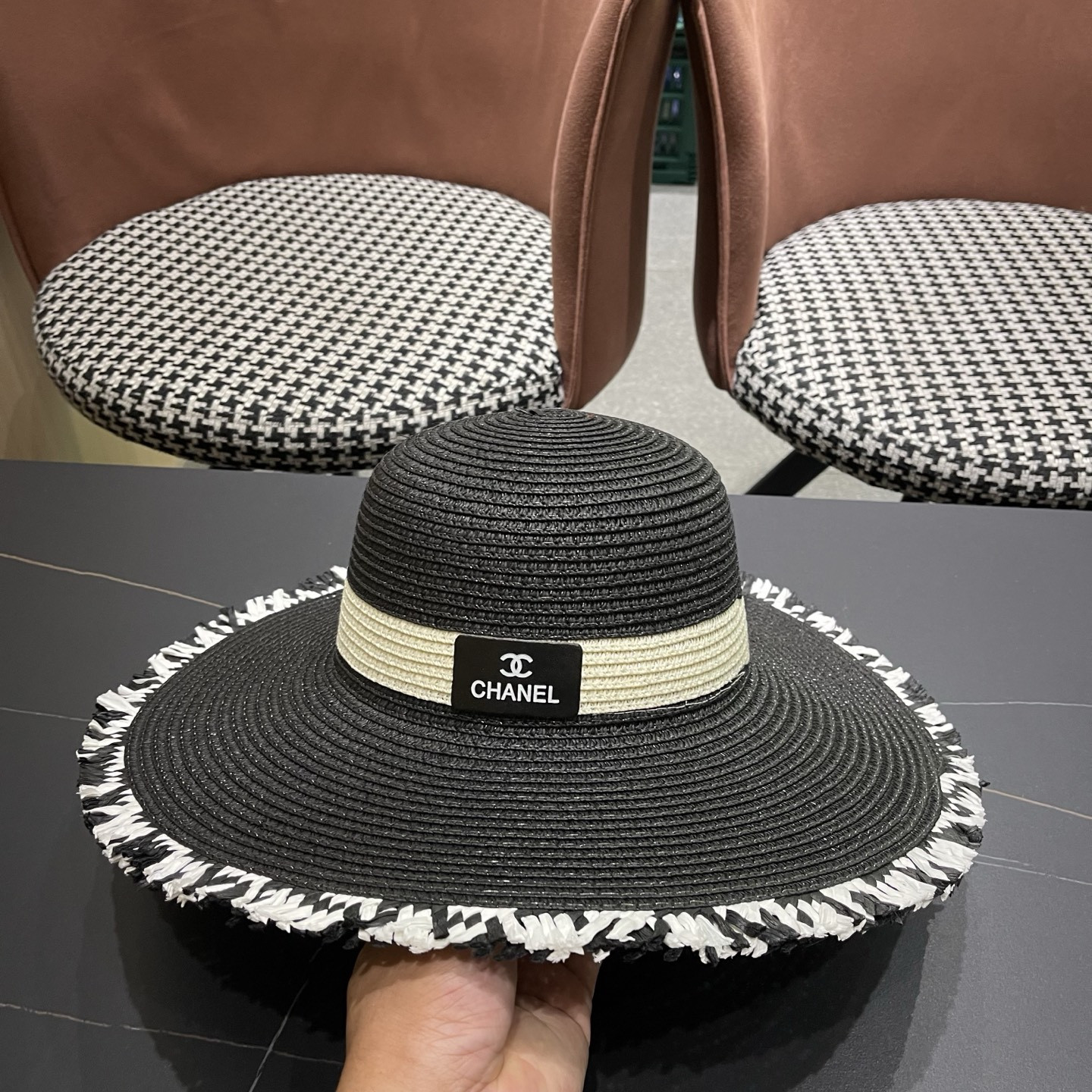 Ch**el straw hat