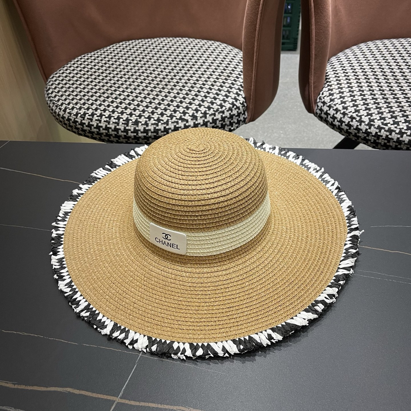 Ch**el straw hat
