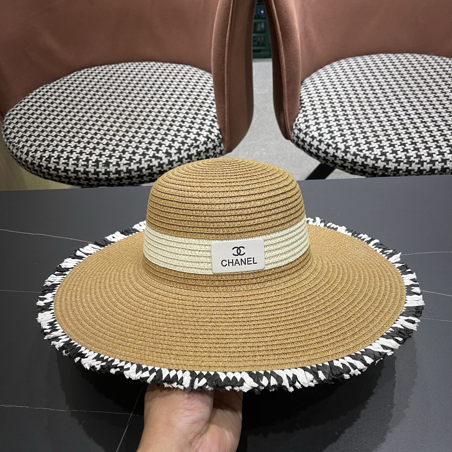 Ch**el straw hat