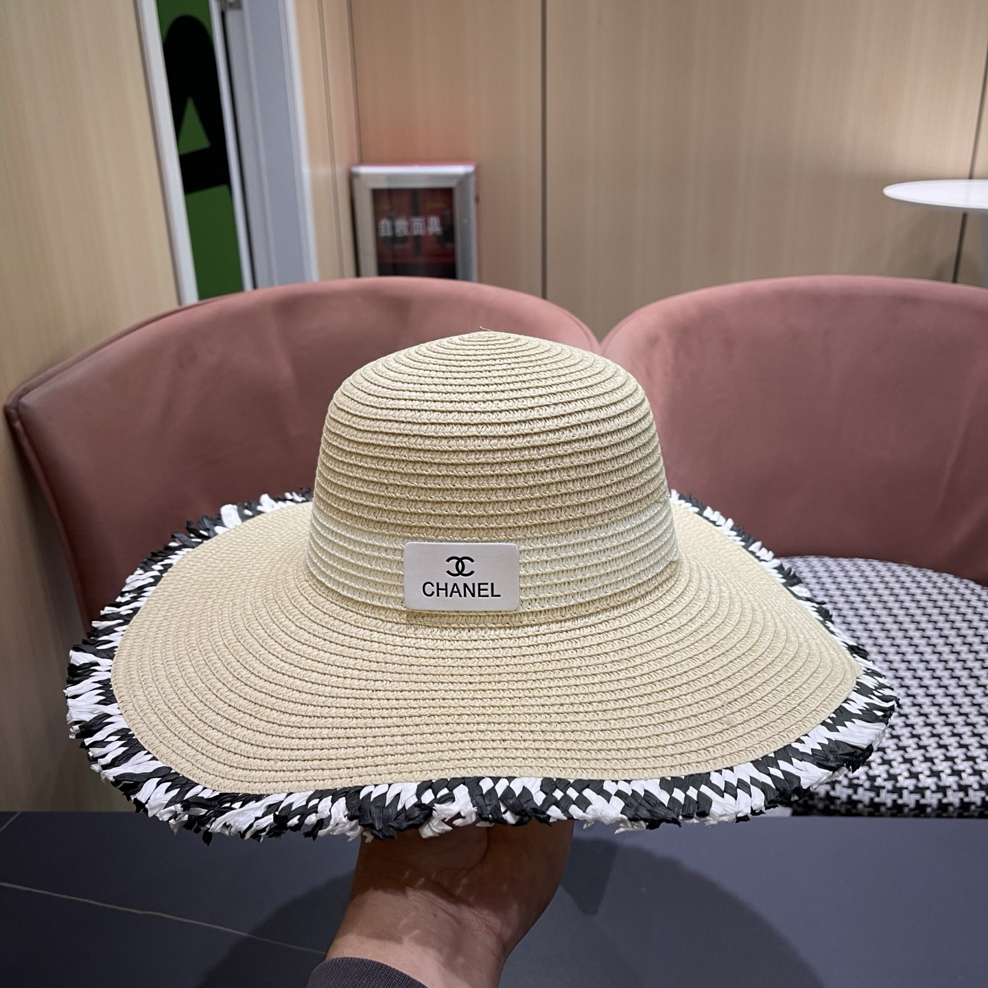 Ch**el straw hat