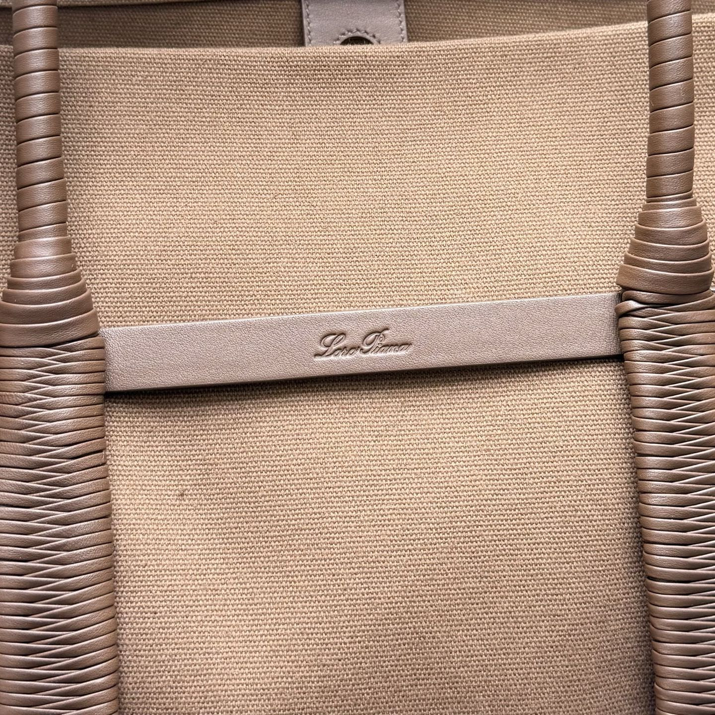 L0r0 P1ana large ghiera shopper 40x26x18cm