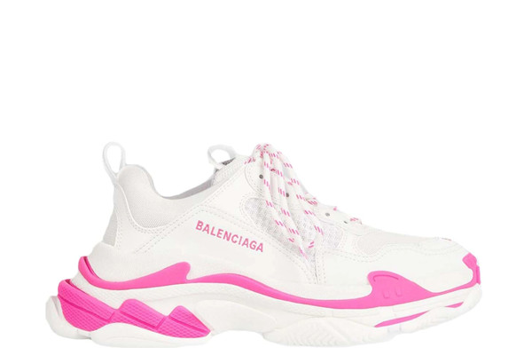 UA TRIPLE S SNEAKER FLUO PINK WHITE